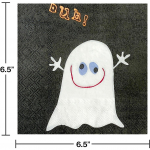 20tk/pakend 33*33cm 2-kihiline &uuml;hekordne peosalvr&auml;tik Halloweeni mustriga