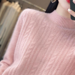 Naiste ka&scaron;miirist sviiter Qinghe ka&scaron;miir 30% ka&scaron;miir 70% vill Naiste s&uuml;gis- ja talvine ka&scaron;miirist pullover pehme ja soe L pruun