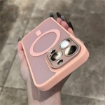 Luksuslik Magsafe'i objektiivi kilekaitsega k&otilde;va telefoni&uuml;mbris iPhone'ile 16 15 14 13 12 11 Pro Max Plus uus magnetiline juhtmevaba laadimiskate iPhone 16 Pro