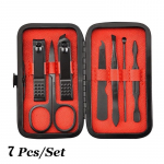 Roostevabast terasest k&uuml;&uuml;nel&otilde;ikur, trimmer K&otilde;rvakorki hoolduskomplekt manik&uuml;&uuml;ri pedik&uuml;&uuml;ri varbak&uuml;&uuml;nte t&ouml;&ouml;riistad 7PCS