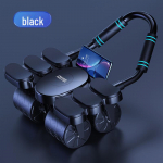 K&otilde;hulihaste treeningratas koos automaatse tagasil&ouml;&ouml;giga k&otilde;hulihaste toniseerimiseks, meeste treeningvarustus Four-wheel six-elbow support interconnection model must