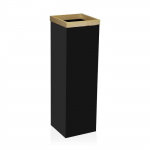 Vihmhoidik - VERSA - Rennes - Must - MDF-puit - 15 x 48 x 15 cm must
