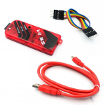 1 tk punane programmeerija PICKIT3.5 USB-kaabli ja ICSP2-adapteri t&otilde;lkega