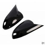 1 paar s&uuml;sinikkiust mustriga Chevrolet Cruze 2009-2012 k&uuml;lgtiiva tahavaatepeegli katted ABS-i trimmi ja OX sarvega auto stiili must