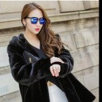 Talvine naiste fliisjakk Palus kapuutsiga mantel S valge