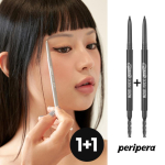 Peripera Speedy Skinny Brow, taupe beige + gray brown, 1 set beige