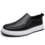 Moodsad Kevad-Suvised Meeste Mokassiinid Pehmed Vabaaja Nahast Mehelik Slip-on Korterid Moodsad Mitmek&uuml;lgsed Mehelikud S&otilde;idukingad Mokassiinid Jalutusk&auml;igud 44 must