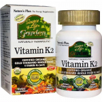 Nature's Plus- Source of Life, Garden, Vitamiin K2, 60 Vegan Kapslit