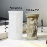 1 tk Athena Goddess Euroopa silikoonvorm Kodukaunistuse jumalanna kuju Ise ise teha aroomik&uuml;&uuml;nla vorm Elegantne aroomik&uuml;&uuml;nal