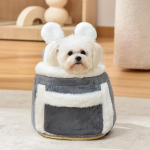 Talvine kahe &otilde;laga lemmiklooma seljakott Pesa kaasaskantav soe kassi kott Beebi kassipesa V&auml;ike koera koera pesa lemmiklooma pesa L 35*25*32cm