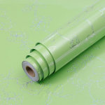 P&auml;rlmutter isekleepuv PVC-kleebis m&ouml;&ouml;bli ja k&ouml;&ouml;gi renoveerimiseks 40cm x 1m, Laser heleroheline v&auml;rv