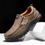 Mood Nahast vabaajajalatsid Meeste Klassikalised &auml;rinahast jalan&otilde;ud Mugavad s&otilde;idujalatsid K&otilde;ndimisjalatsid Jalatsid Loafers EUR38(US6) pruun