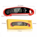 Digitaalne k&ouml;&ouml;gitoidu digitaalne termomeeter liha vee ja piima keetmiseks grillimiseks &otilde;ues grillimiseks veekindlaks koheseks lugemiseks punane