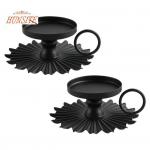 2 tk vintage rauast k&uuml;&uuml;nlahoidja komplekt, elegantne stabiilne tugi A