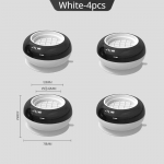 4 tk pesumasin vibratsioonivastased padjad m&ouml;&ouml;bel kummist jalamatt Slipstop vaikne universaalne k&uuml;lmiku tugi amortisaatorite alus