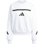Adidas ZNE. T&otilde;elise tervenemise sari FW24 Spordir&otilde;ivad Must Silt &Uuml;htlane Pullover Pikkade varrukatega Huppar Naiste huppar Valge JI7554 M