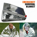 1tk 130x210cm/140x210cm/160x210cm v&auml;limatkakomplektid telkimine veekindel h&auml;daabi Mylar elluj&auml;&auml;mise p&auml;&auml;stetekk fooliumist termosoojus esmaabi 210x130cm Double - Silver