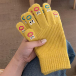 S&uuml;gis- ja talve soojad kootud kindad &otilde;pilastele, jalgrattas&otilde;iduks, loomingulised, naljakad, viie s&otilde;rmega, t&auml;iss&otilde;rmekindad One size