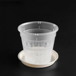 Meshpot Root Control l&auml;bipaistev pott orhidee Cattleya istutusmasina jaoks &otilde;huavadega plastlillega kodukaunistus