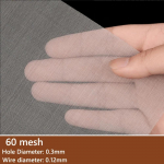 1-5 tk 304 roostevabast terasest filtriekraan 4/5/8/20/30/40-400 v&otilde;rguga kootud traat Kvaliteetne roostevabast terasest s&otilde;elumisfilterleht 60mesh 30x90cm