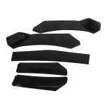 5 tk esikaitseraua huulekorpuse komplekt Universaalne huuleeraldaja spoiler hajuti Canard kaitseklaas autole