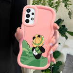 V&auml;rvitud mustriga Big Wave Edge pehmest silikoonmaterjalist Macaron telefoni&uuml;mbris, p&otilde;rutuskindel kaitsev kummist korpus Samsung Xiaomi Poco Redmi jaoks Redmi 13 valge