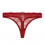 Varsbaby seksikas l&auml;bipaistev pits madala v&ouml;&ouml;kohaga stringid S valge