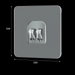 Vannitoa korraldaja Multifunktsionaalne tualett-tarvete korraldaja No-Punch Vannitoa riiul Vannituba K&ouml;&ouml;k Seinale kinnitatav hoiurest