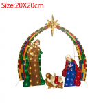 J&otilde;ulukaunistused Valgustatud j&otilde;ulus&otilde;im j&otilde;ulukomplekt P&uuml;had j&otilde;ulukaunistused v&auml;liveranda aiakaunistuseks One Size