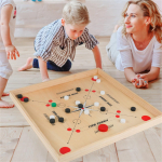 Carrom lauam&auml;ng Klassikaline l&ouml;&ouml;gi- ja taskulauam&auml;ng kiipulkadega, l&ouml;&ouml;k t&auml;iskasvanutele, lastele, poistele ja t&uuml;drukutele