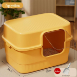 Eriti suur kinnine kassiliivakast pritsmekaitse ja deodorandiga Includes Large Litter Scoop and Deodorant Pack