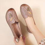 Uued stiilsed naistekingad 2024. aasta kevadsuvi, libisemiskindlad nahast mokassiinid, pehmed ema mugavad k&otilde;ndimiskingad libisemiskindlad naiste kingad CN 35