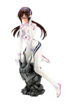 Juya Shin Evangelion teatriversioon Makinami Mari Illustrious Prototype Plug Suit Ver Deep Scale PVC Painted Complete Figure PP981 ~Pressure valge