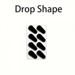 Isekleepuvad pehmest vahtplastist libisemisvastased prillid, ninapadjad, kaitse prillide k&auml;snsild, kohene t&otilde;stev efekt mugavaks kandmiseks