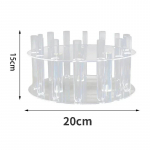 Akr&uuml;&uuml;l Kooki Esitluslaud &Uuml;mmargune Koogialus 30cm Pulmapidu Ise Tee Lillep&auml;rja Kaunistus Magustoidualused L&auml;bipaistev Koogialus T&ouml;&ouml;riistad