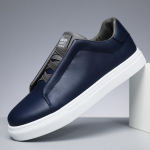 Luksuslikud meeste nahast tossud, kauboi mokassiinid, mood, klassikaline, igasuguste m&auml;ngude vabaajajalatsite trend, meeste kingad, Zapatillas De Hombre 44 sinine