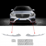 Mersu W222 S-klassi auto esikaitseraua kroomitud iluliist 2228857700 L 2228857800 P Tolmukindel Asendus H&otilde;bedane CHINA