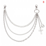 Kihiline punk kett teksadel P&uuml;ksid naistele Metallist v&otilde;tmehoidjad v&ouml;&ouml; v&ouml;&ouml; kett Ehted Aksessuaarid P&uuml;ksid V&otilde;tmehoidja