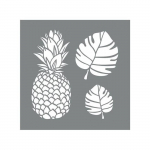 Pochoir tropical - 2 plaques