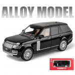 1/18 Land Rover Range SUV Sport M&auml;nguauto lastele Diecast mudel Minatuur Heli Valgus Avatavad uksed Kollektsioon Kingitus lastele must