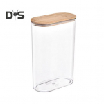 &Otilde;hukindel toidu s&auml;ilituskonteiner, suletud purk kaanega, suure mahutavusega BPA-vaba virnastatav l&auml;bipaistev teravilja kuivtoidu purk 500ML