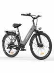 HillMiles MileCity1 elektrijalgratas, 250 W mootor, 36 V 13 AH aku, 26 rehv, maksimaalne kiirus 32 km/h, ketaspidur, kahvli vedrustus, IP65 hall
