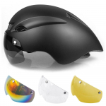 Wildside Triatloni TT Kiiver magnetprillidega - Uus v&otilde;istlusvalmis jalgrattakiiver One Size