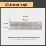 180KG &uuml;he ukse magnetlukk ZL-klambriga ja 350LC kahe ukse elektromagnetilise luku iminapaga raamita klaasustele.