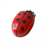 Armsa lepatriinu magnetilise hoiukarbi pliiatsihoidja Ruumi s&auml;&auml;stev magnet Multifunktsionaalne pliiatsihoidja k&ouml;&ouml;gikonteineri hoidik punane