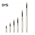 6/12 tk suure magnetilise kruvikeeraja puuriterade komplekt Tugev vastupidavus laialdaselt kasutatavad libisemisvastased puuriterad T&auml;ppiskruvikeerajate komplekt 6pcs