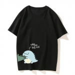 Dinosaurus koos paarilise T-s&auml;rgiga Kvaliteetne suvine vaba l&uuml;hikeste varrukatega T-s&auml;rk poiss-s&otilde;ber t&uuml;druks&otilde;ber XXS beež