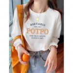 GMXIA Naiste vabaaja s&uuml;gistalvised pikkade varrukatega O-kaelusega pluusid ja s&auml;rgid S