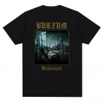 Vintage Metalb&auml;nd Burzums Albumi kaaneprint Muusika T-s&auml;rk Unisex Naiste Mood Vabaaja L&uuml;hikeste varrukatega Pluss Suuruses T-s&auml;rk Unisex 4XL