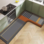 P&otilde;hjamaade kerge luksus diatomiitmuda majapidamis- L-kujuline k&ouml;&ouml;gip&otilde;randamatt Veeimavus Libisemisvastane Kiiresti kuivav ja Lihtsalt hooldatav P&otilde;randamatt 80*120*45cm